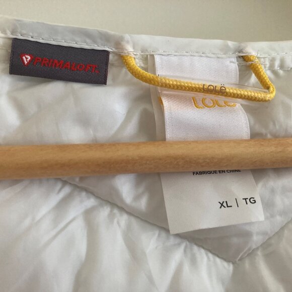 Women's Lole Weightless Down Jacket - Luxe White - Size XL- NWT - Picture 12 of 13